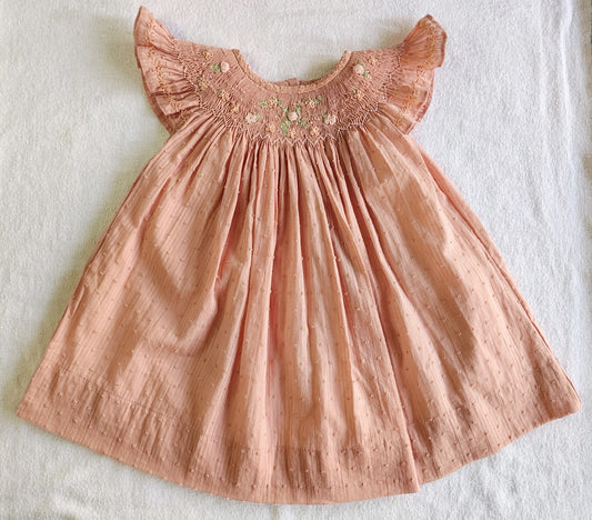Hand Smocked Embroidered Design (Imported)