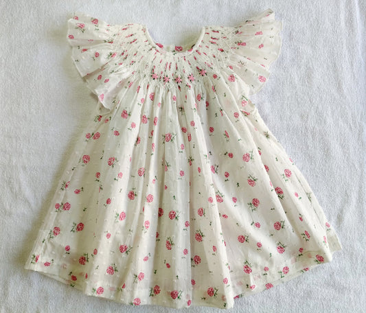 Hand Smocked Embroidered Design (Imported)