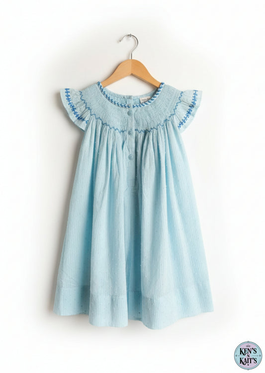 Hand Smocked Embroidered Design (Imported)