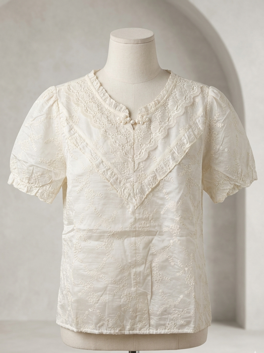 Elegant Ethnic-Contemporary Top