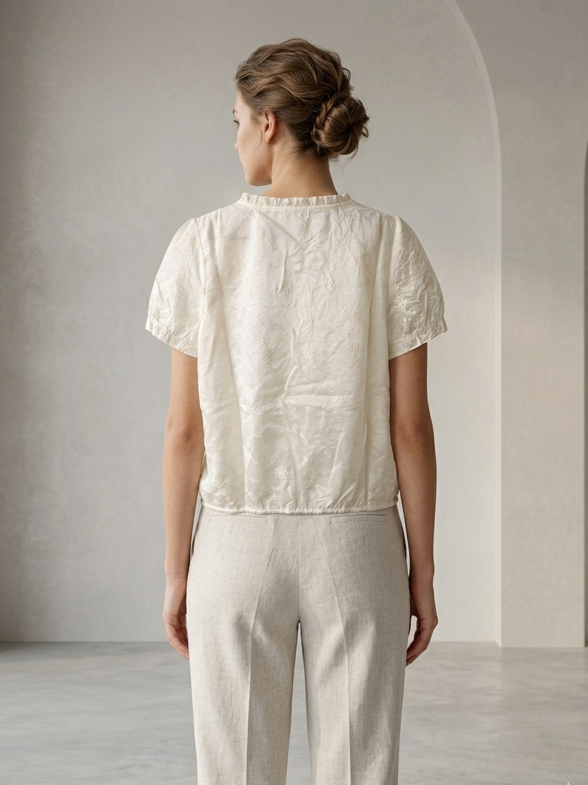 Elegant Ethnic-Contemporary Top