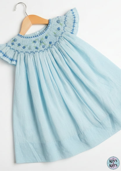 Hand Smocked Embroidered Design (Imported)
