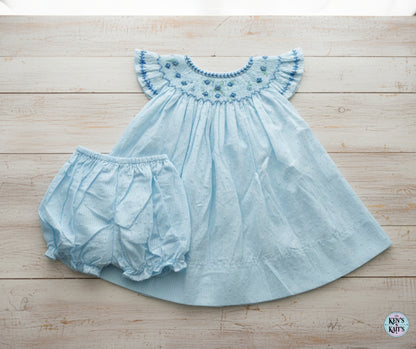 Hand Smocked Embroidered Design (Imported)