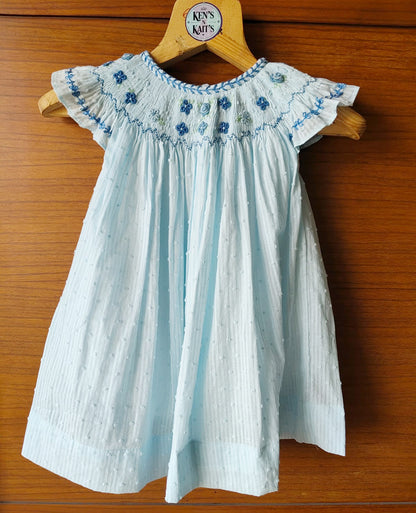 Hand Smocked Embroidered Design (Imported)