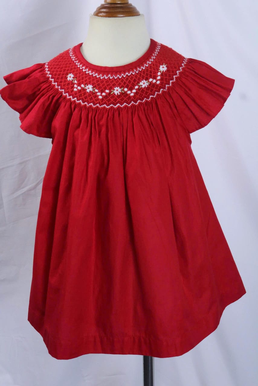 Hand Smocked Embroidered Design (Imported)