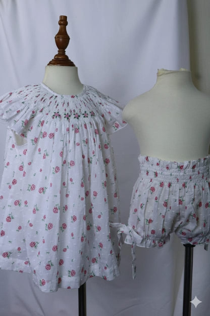 Hand Smocked Embroidered Design (Imported)