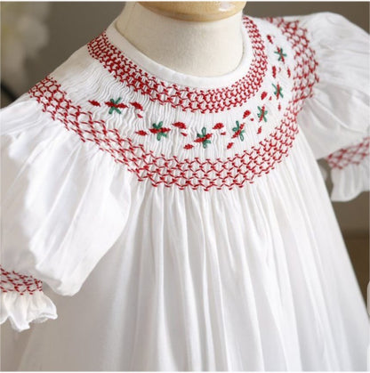 Hand Smocked Embroidered Design (Imported)