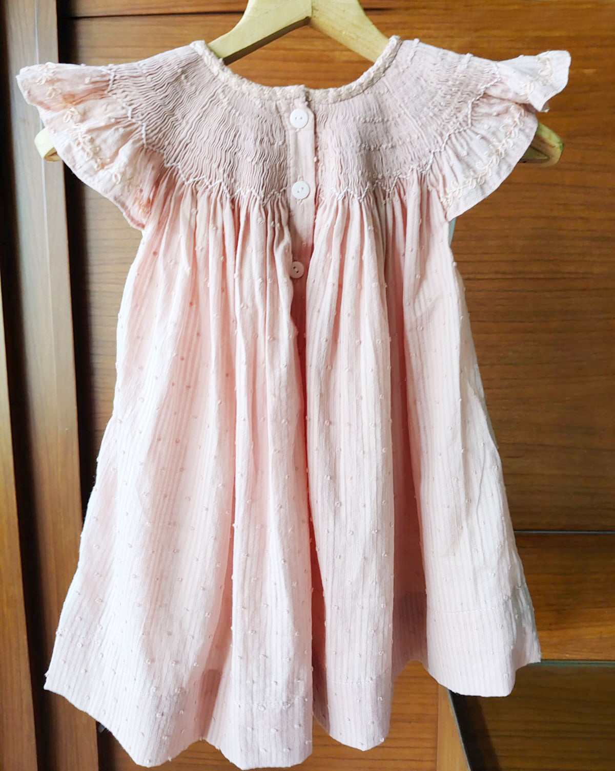 Hand Smocked Embroidered Design (Imported)