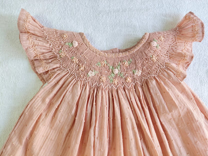 Hand Smocked Embroidered Design (Imported)