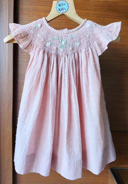 Hand Smocked Embroidered Design (Imported)