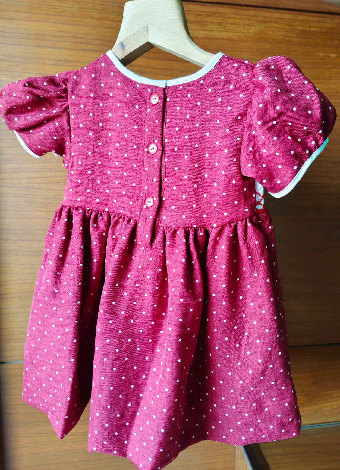 Hand Smocked Embroidered Design (Imported)