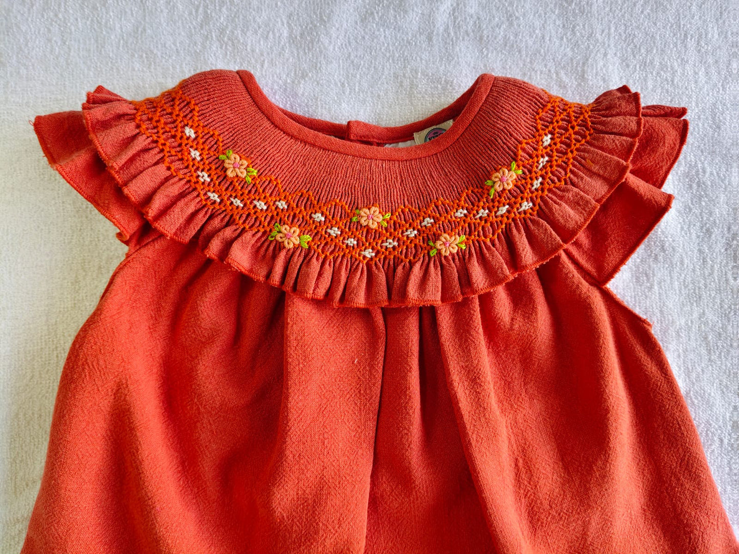 Hand Smocked Embroidered Design (Imported)