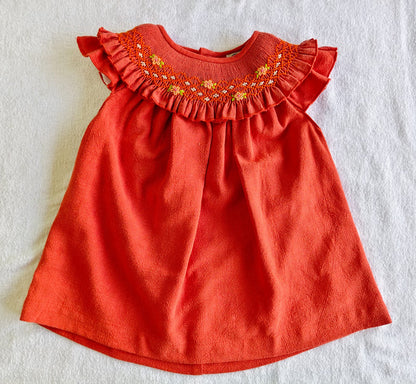 Hand Smocked Embroidered Design (Imported)