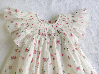 Hand Smocked Embroidered Design (Imported)