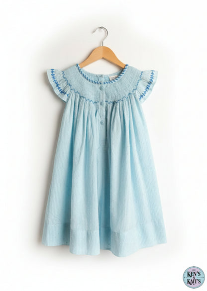 Hand Smocked Embroidered Design (Imported)