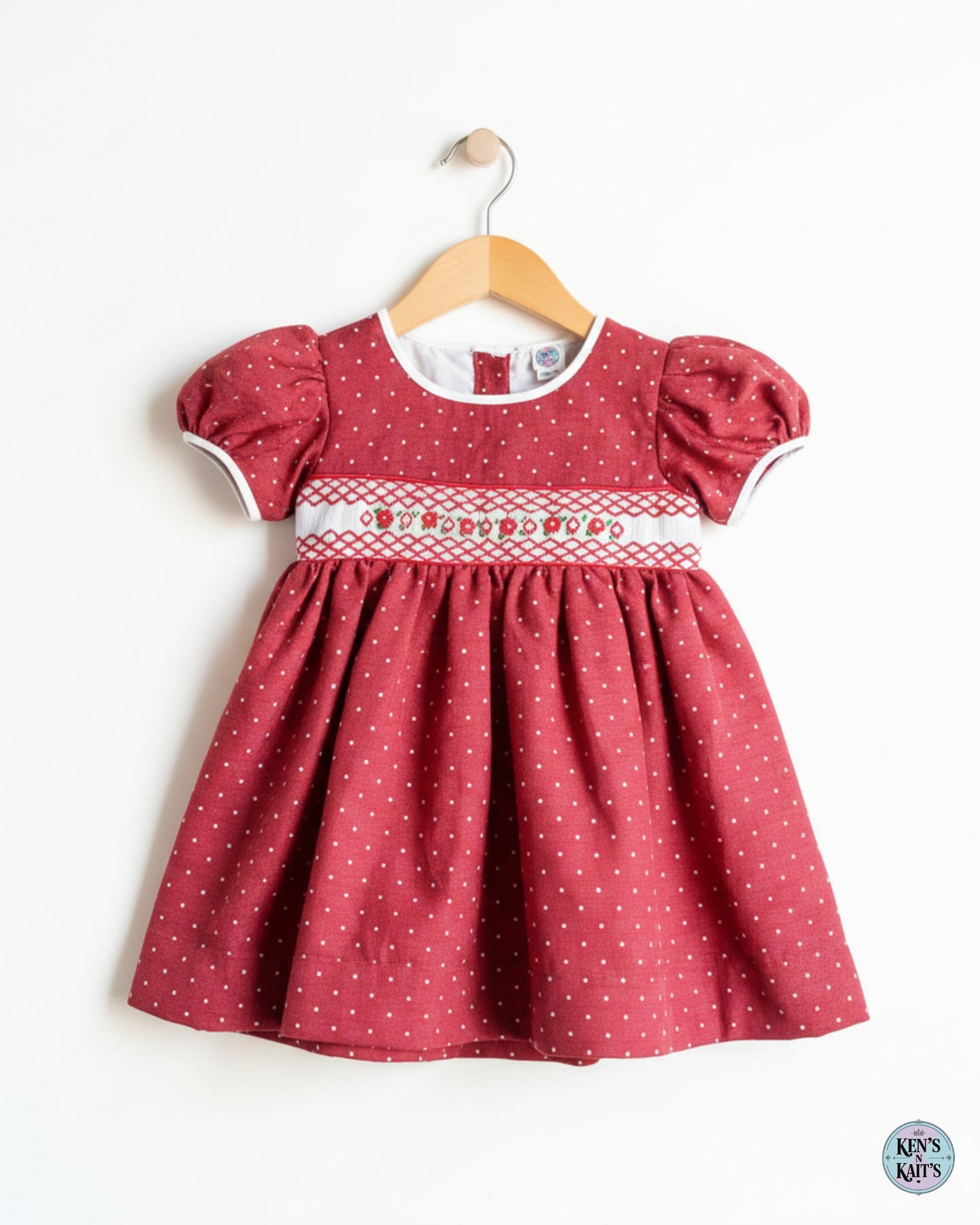 Hand Smocked Embroidered Design (Imported)