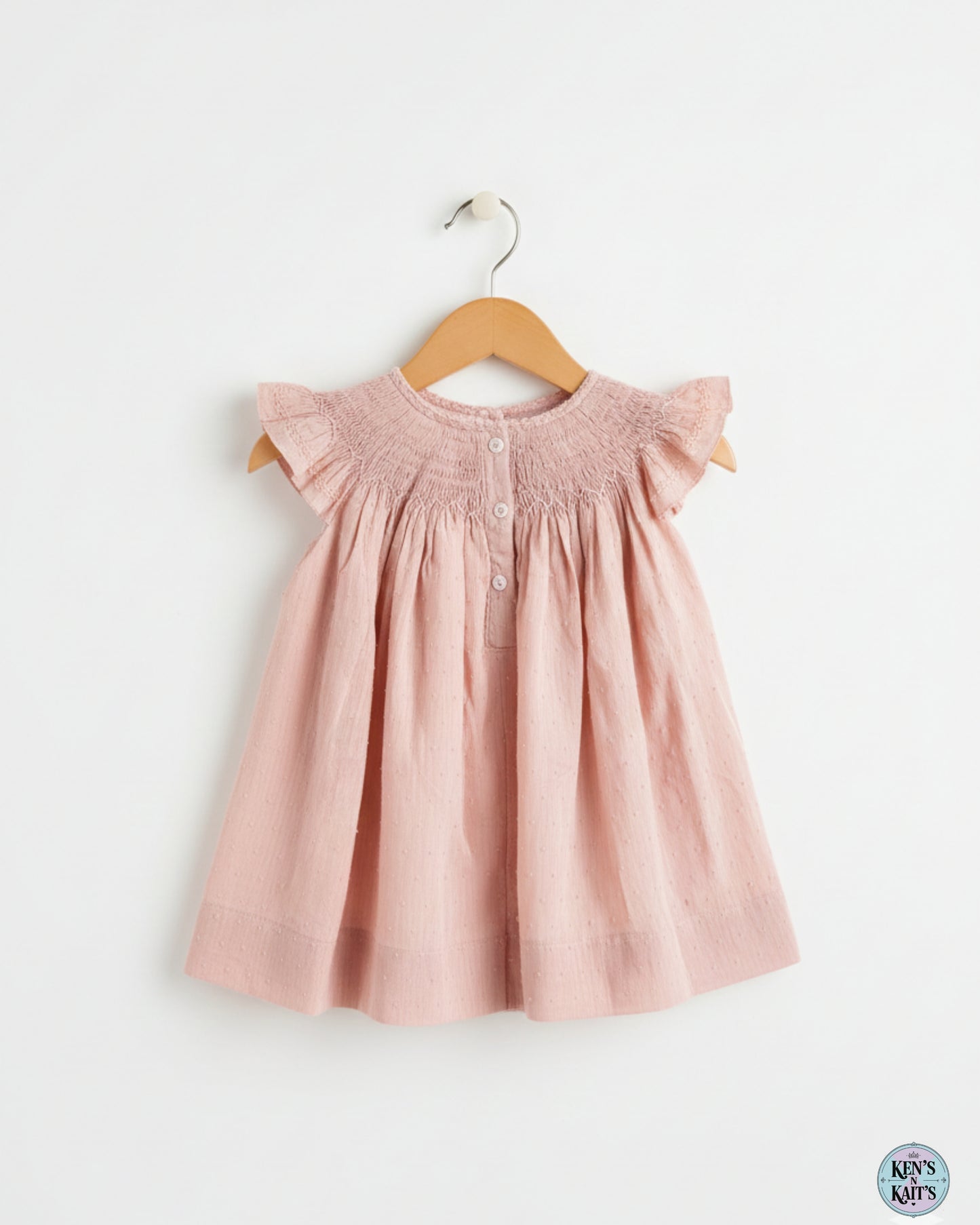 Hand Smocked Embroidered Design (Imported)