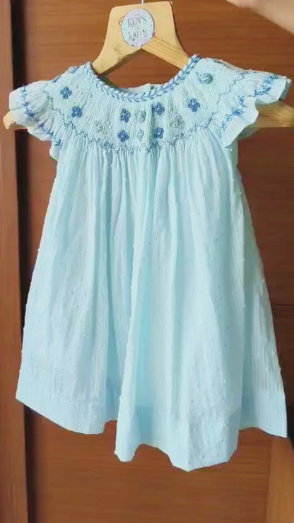 Hand Smocked Embroidered Design (Imported)
