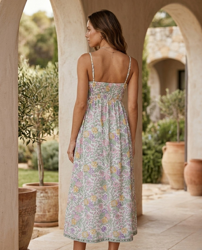 Mul Cotton Floral Dress