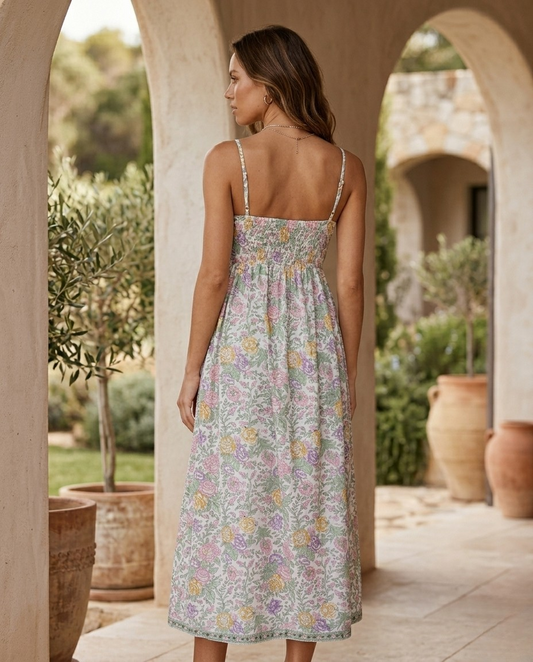 Mul Cotton Floral Dress