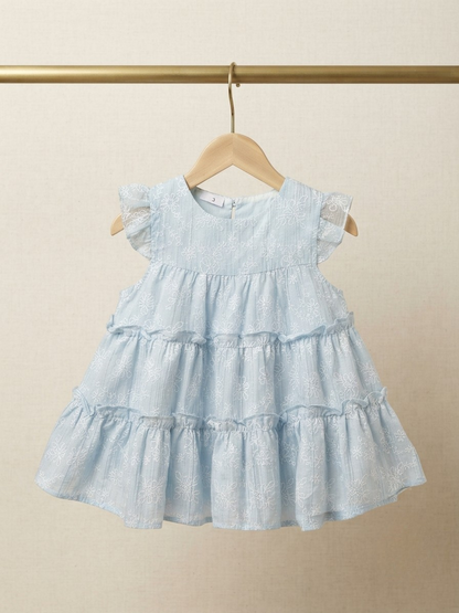 Beautiful, budget-friendly Floral Hollow-Out Frock