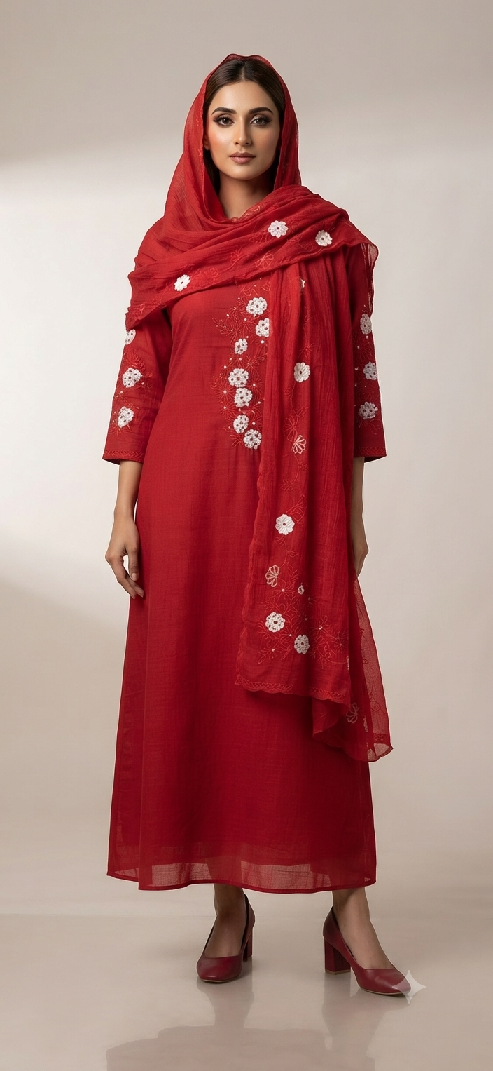 Mul Chanderi 3-Piece Set