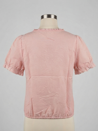 Sweet Embroidered Lace Top