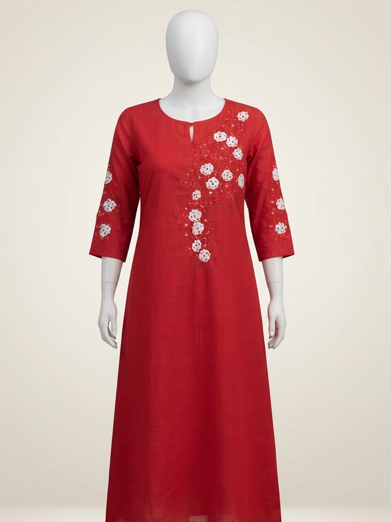 Mul Chanderi 3-Piece Set