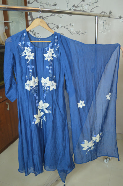 Mul Chanderi 3-Piece Set