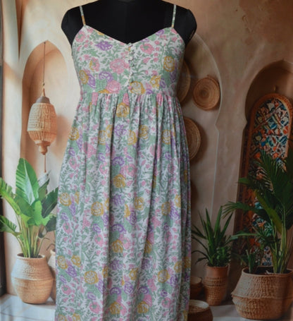 Mul Cotton Floral Dress
