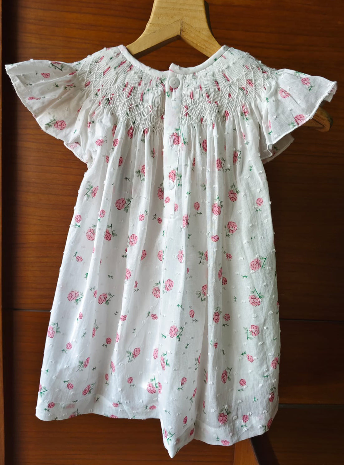 Hand Smocked Embroidered Design (Imported)