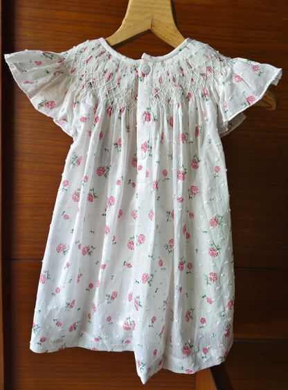 Hand Smocked Embroidered Design (Imported)