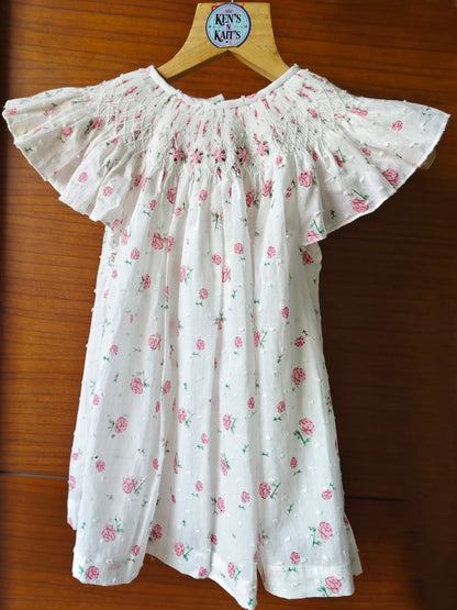 Hand Smocked Embroidered Design (Imported)